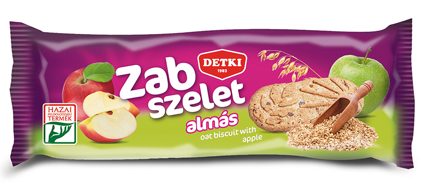 Zabszelet almás zabpelyhes omlós keksz 50g